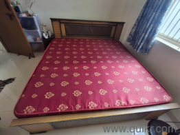 Nilkamal King size cot with mattress in good condition(3)