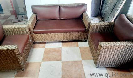 There are 3 double seated sofa and 2 single seated sofa