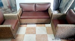 There are 3 double seated sofa and 2 single seated sofa(2)