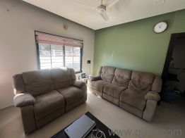 Recliner sofa 3+2 and Marble dining table(4)