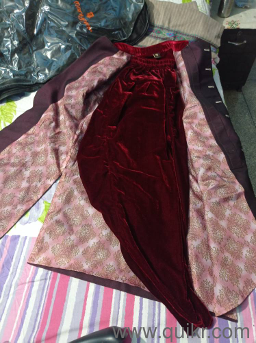 manyavar indo western sherwani sirf 4 ghnte pehni hai bilkul new hai(2)