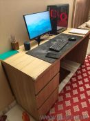 Custom Study Desk + Cabinet Set | Walnut Finish | Almost New | Daryaganj(4)