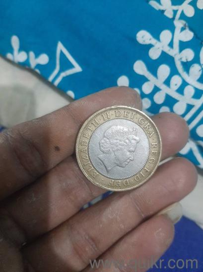 very good condition old coin 1 deram and 2 pounds