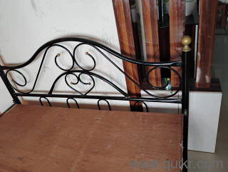 iron king size bed in good condition-gently used(2)