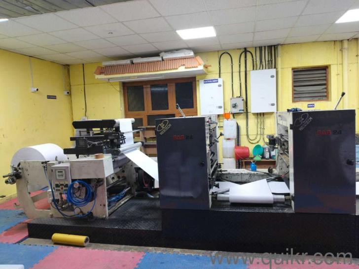 Web offset 3 color printing machine(3)