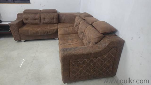 L shape big sofa set..already using condition