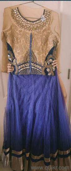 Royal Blue & Gold Ethnic Wear Gown | Pune | Quikr