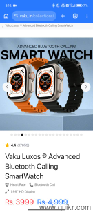 Smart Calling watch also COD Available