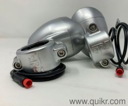 Genuine Royal Enfield Silver Fog Lights:Excellent Condition