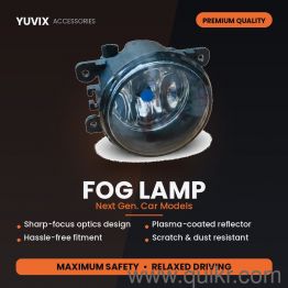 YUVIX Fog Lamp for Cars | Next Gen LED Projector Fog Light  Universal 