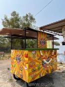 Fully Lighting food cart for sell with gas stove