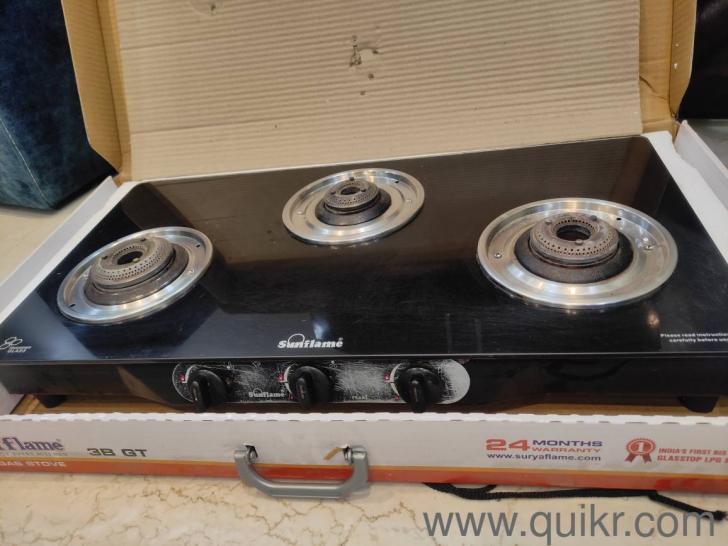 Sunflame 3 Burner Gas Stove with Glass Top Mumbai Quikr