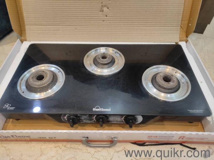 Sunflame 3 Burner Gas Stove with Glass Top Mumbai Quikr
