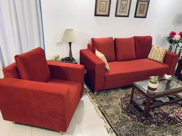 Red Velvet Sofa Set Brand New Noida Quikr