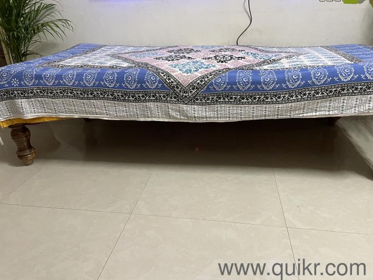Single wooden cot with folding mattress Bangalore Quikr