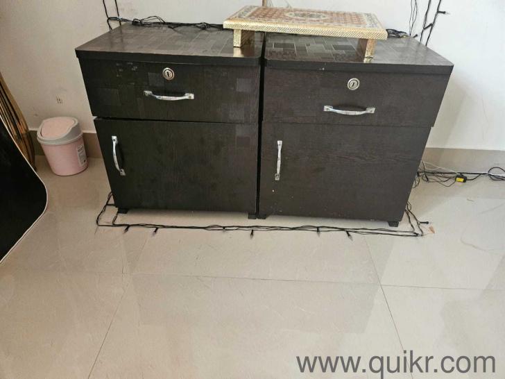 King Size Bed With Mattress and side table Bangalore Quikr