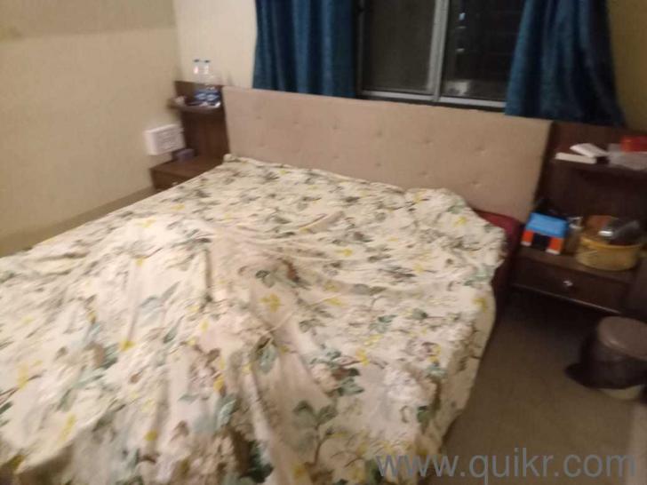 beautiful pepperfry, 82inches by 108inches king size bed with side