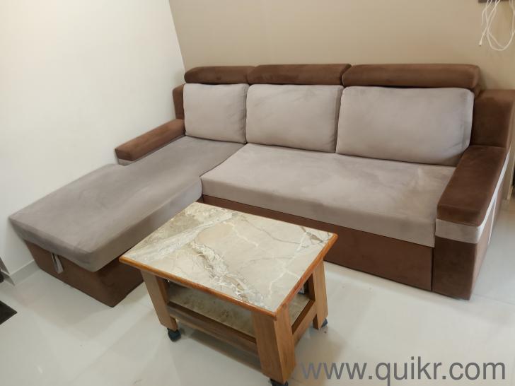 L Shaped sofa set with storage Mumbai Quikr