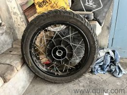 Royal enfield spoke wheel with tyre