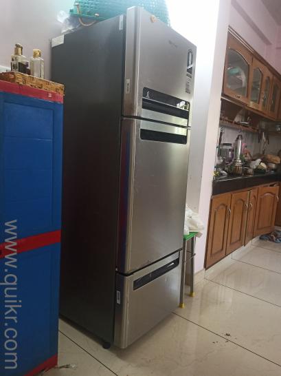 Whirlpool Triple door refrigerator, Lightly used,(1)