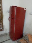 Whirlpool Apple Red 2 Door Fridge in best condition(2)