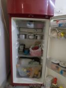 Whirlpool Apple Red 2 Door Fridge in best condition(3)