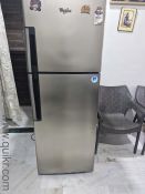 Whirlpool double door 340 l metallic grey in gud condition(2)
