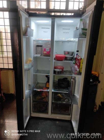 Midea Side by side refrigerator. Good condition. like new(1)