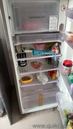 Single door fridge solid grey color(2)