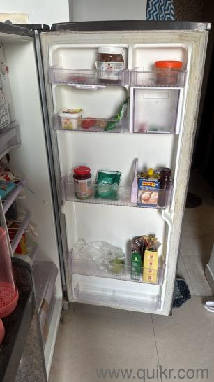 Single door fridge solid grey color(1)