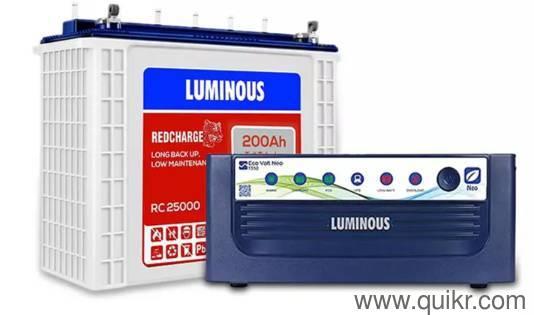 Luminous Inverter+200Ah Tubular Battery(withStand)Excellent Condition(3)