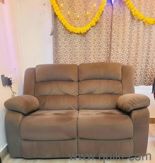 Royal Oak 2 Seater Recliner with removable velvet cover | Mumbai | Quikr