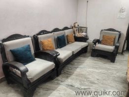 Teak wood sofa with durable table(4)