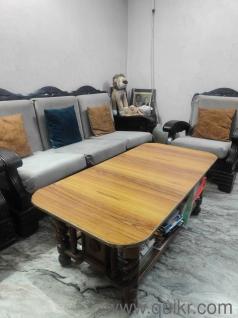 Teak wood sofa with durable table(1)