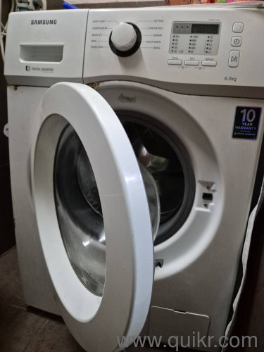 Fully automatic Samsung 6kg front-load washing machine, good condition, efficient performance, reliable and water-saving. Price: 8,000.(1)