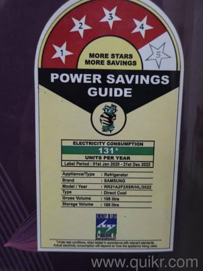 Samsung 200 L Fridge + Stand Well Maintained, 2.5 Years Old(2)