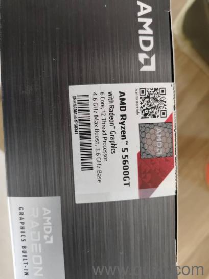 AMD RYZEN 5 5600GT. ONLY 4 MONTHS OLD & is in very good condition.(2)