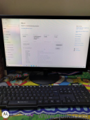 Lenovo desktop with frontech monitor wireless keyboard and mouse(3)