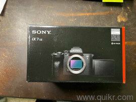 My original Sony Alpha a7S III 12.1MP Mirrorless Camera with Sigma lens and accessories
