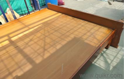 Double cot with mattress(1)