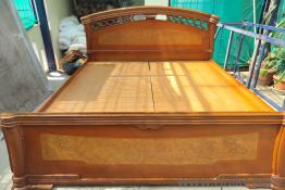 Double cot with mattress(3)