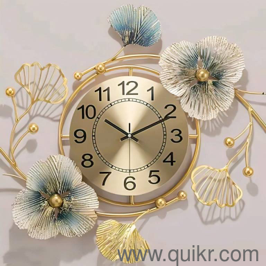 Elegant 3D Flower Wall Clock with Free Shipping.(2)