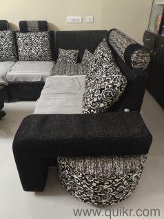 Fabric sofa set L shaped with cushions 7 seater without towel(1)