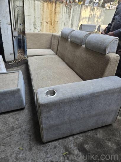 sofa set with centre table of same fabric(2)
