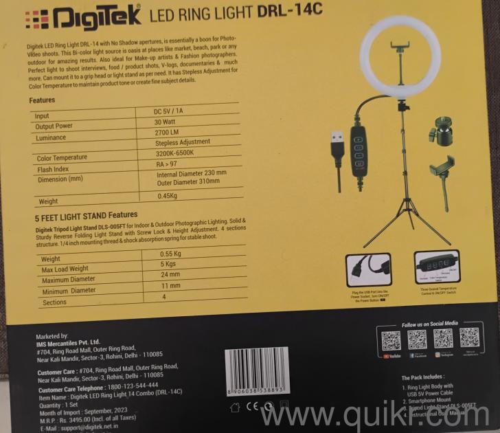 Digitek LED Ring with stand In good working conditon
