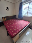 Nilkamal King size cot with mattress in good condition(2)