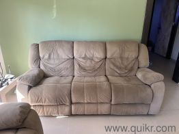 Recliner sofa 3+2 and Marble dining table(3)