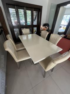 Recliner sofa 3+2 and Marble dining table(1)