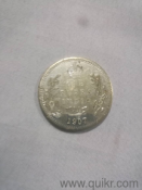 1907 one rupee silver coin(2)