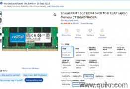 Crucial 16GB DDR4 RAM 3200MHz(CL22) Warranty Till 2034(4)